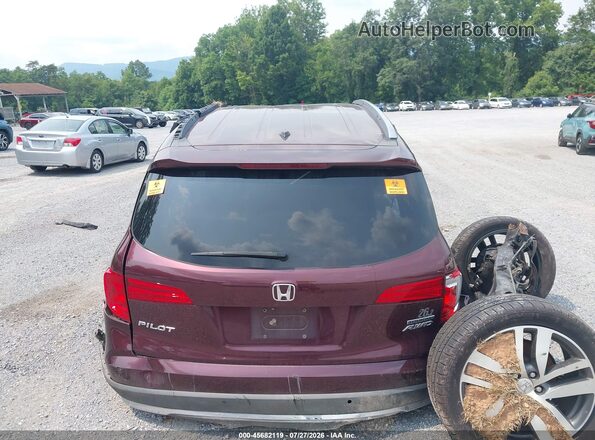5FNYF6H92HB039385 2017 HONDA PILOT Maroon 