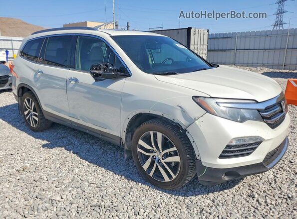 5FNYF6H92HB043260 2017 HONDA PILOT White Delantero derecho