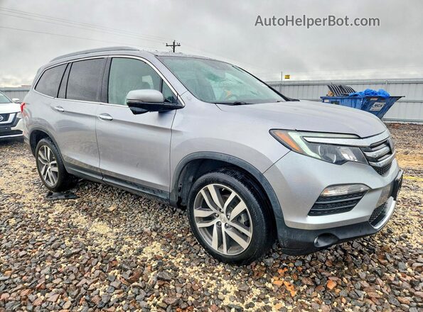 5FNYF6H92HB104798 2017 HONDA PILOT Silver Delantero derecho