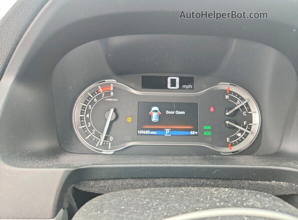 5FNYF6H92HB104798 2017 HONDA PILOT Silver Vista del cuadro de instrumentos
