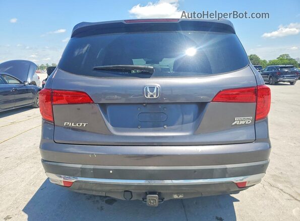 5FNYF6H92JB000057 2018 HONDA PILOT Gray Vista trasera