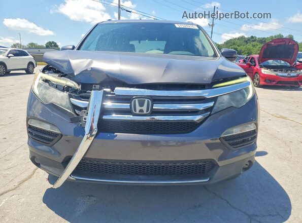 5FNYF6H92JB000057 2018 HONDA PILOT Gray Vista frontal