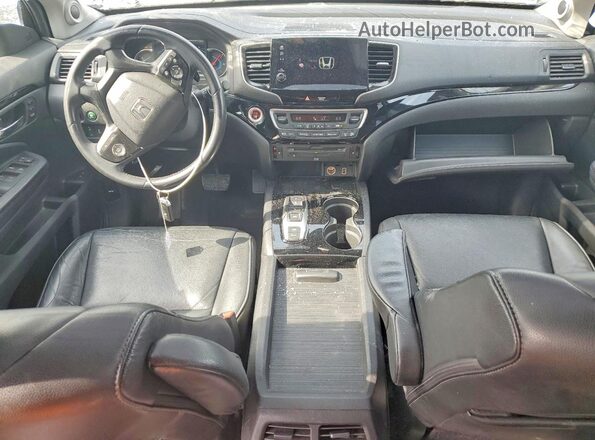 5FNYF6H92KB019161 2019 HONDA PILOT Gray Widok deski rozdzielczej