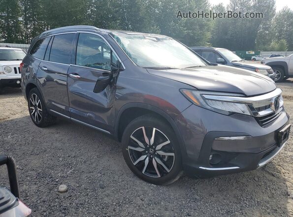 5FNYF6H92KB019161 2019 HONDA PILOT Gray Przód prawy