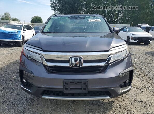 5FNYF6H92KB019161 2019 HONDA PILOT Gray Widok z przodu