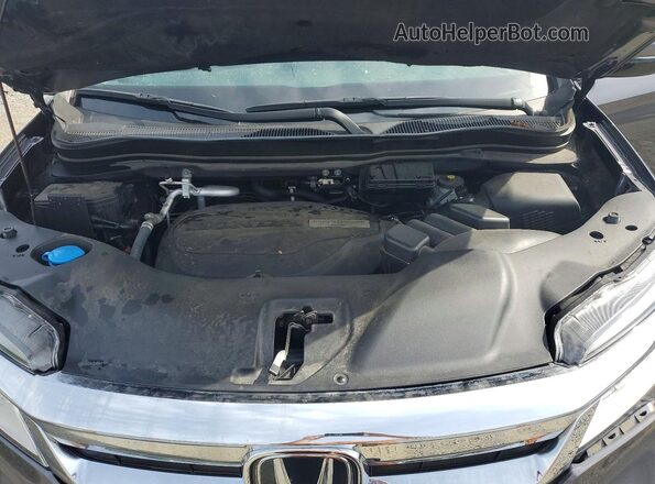 5FNYF6H92KB019161 2019 HONDA PILOT Gray Widok komory silnika