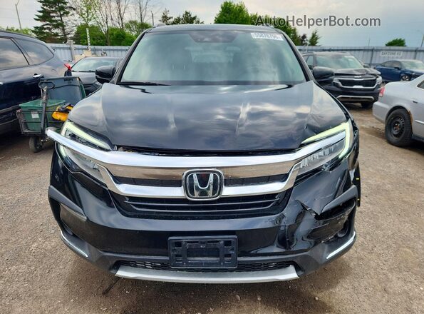 5FNYF6H92MB502992 2021 HONDA PILOT Black წინა ხედი