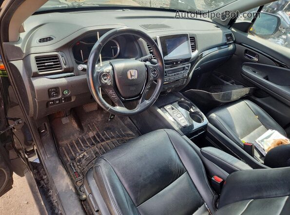 5FNYF6H93HB058432 2017 HONDA PILOT Black Widok deski rozdzielczej