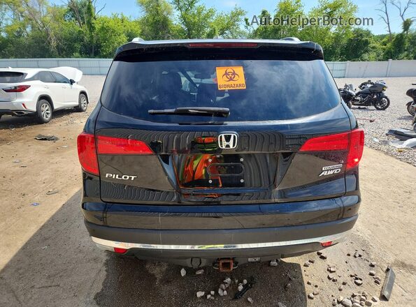 5FNYF6H93HB058432 2017 HONDA PILOT Black Widok z tyłu