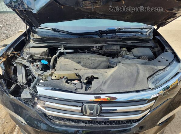 5FNYF6H93HB058432 2017 HONDA PILOT Black Widok komory silnika