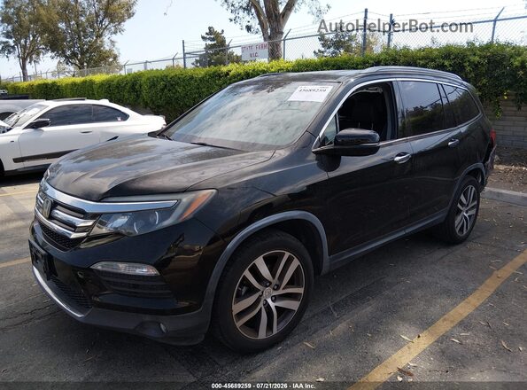 5FNYF6H93JB006417 2018 HONDA PILOT Black Front left