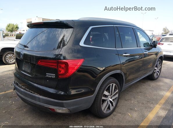 5FNYF6H93JB006417 2018 HONDA PILOT Black Rear right