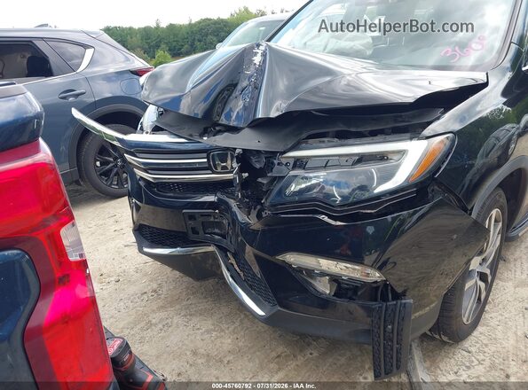 5FNYF6H94JB006359 2018 HONDA PILOT Black Widok z przodu