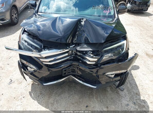 5FNYF6H94JB006359 2018 HONDA PILOT Black Widok zestawu wskaźników