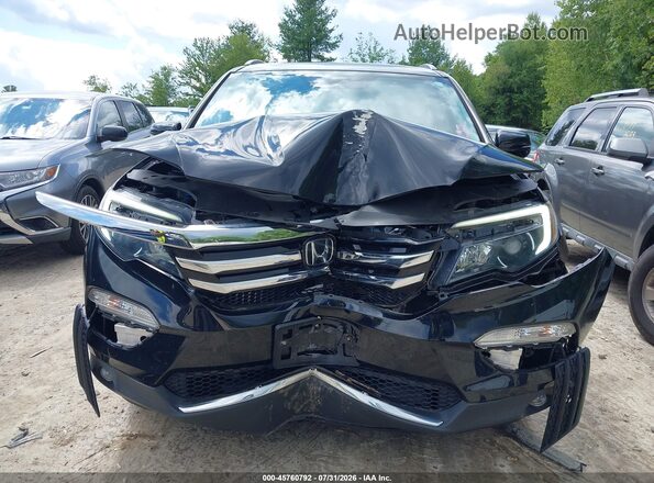5FNYF6H94JB006359 2018 HONDA PILOT Black Widok wnętrza z tyłu