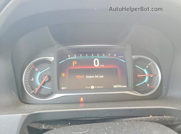5FNYF6H94KB049522 2019 HONDA PILOT White ხელსაწყოთა პანელის ხედი