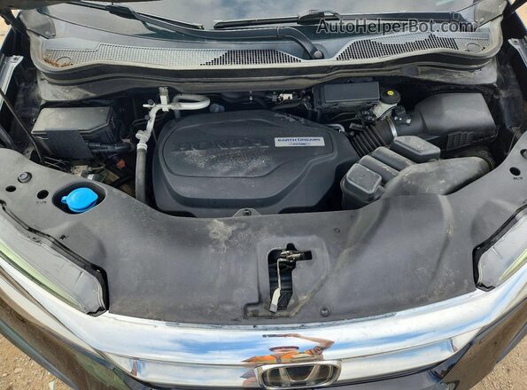 5FNYF6H94LB012486 2020 HONDA PILOT Черный Вид подкапотного пространства
