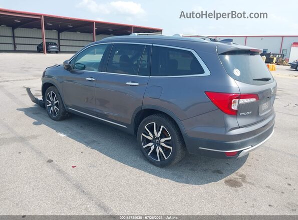 5FNYF6H95KB019512 2019 HONDA PILOT Gray Rear left