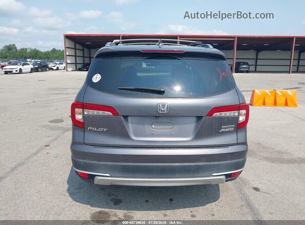 5FNYF6H95KB019512 2019 HONDA PILOT Gray 