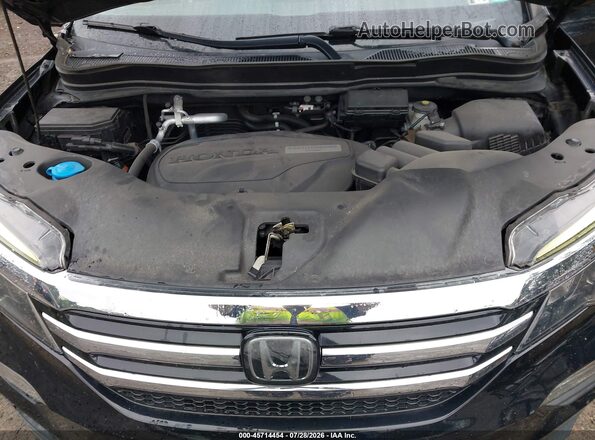 5FNYF6H96HB003120 2017 HONDA PILOT Black Вид ззаду