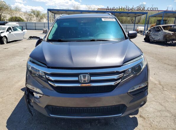 5FNYF6H96JB051772 2018 HONDA PILOT Серый Вид спереди