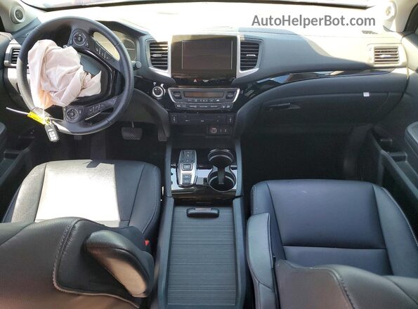 5FNYF6H96JB051772 2018 HONDA PILOT Серый Вид панели приборов