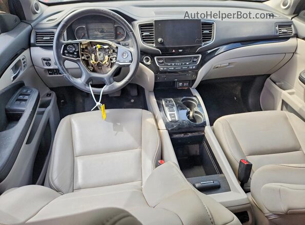 5FNYF6H96KB019549 2019 HONDA PILOT Black Widok deski rozdzielczej