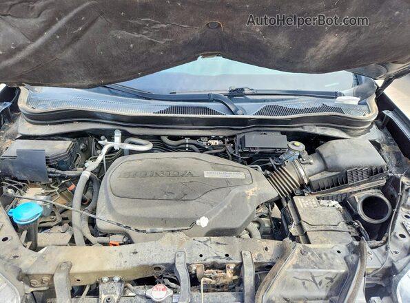 5FNYF6H96KB019549 2019 HONDA PILOT Black Widok komory silnika