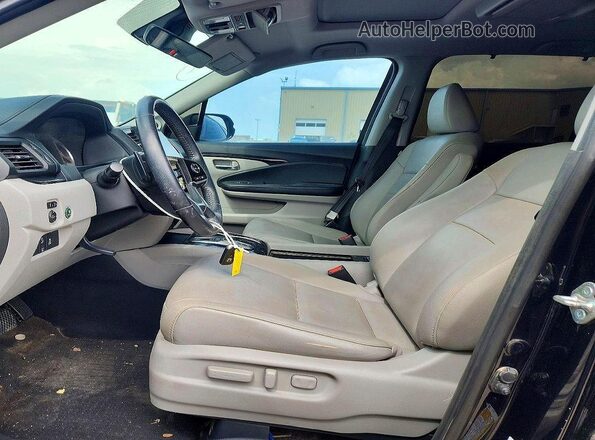 5FNYF6H96KB019549 2019 HONDA PILOT Black Widok wnętrza z przodu