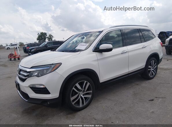 5FNYF6H97HB002235 2017 HONDA PILOT White Przód lewy