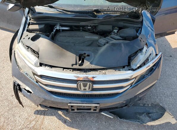5FNYF6H97HB080000 2017 HONDA PILOT Blue Շարժիչի բաժամունքի տեսք