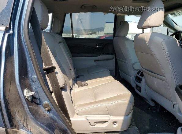 5FNYF6H97HB080000 2017 HONDA PILOT Blue Սալոնի հետևի տեսք
