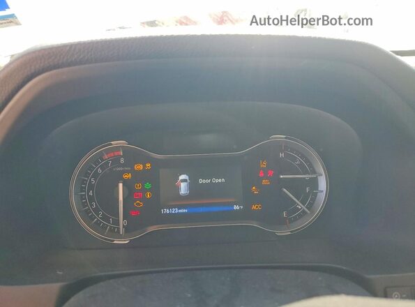 5FNYF6H98HB006018 2017 HONDA PILOT White Widok zestawu wskaźników