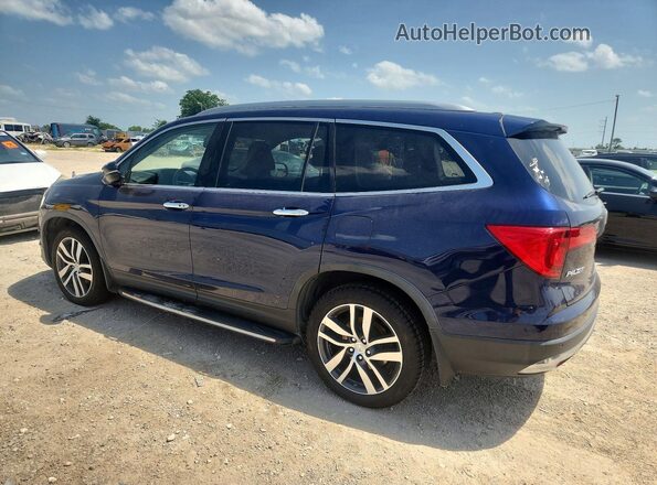 5FNYF6H98HB009243 2017 HONDA PILOT Blue Trasero izquierdo