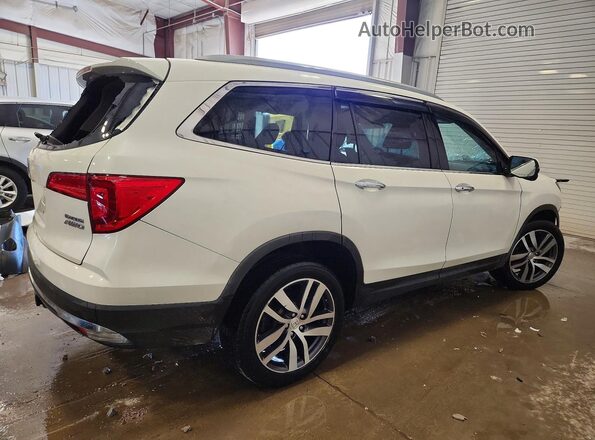 5FNYF6H98JB010463 2018 HONDA PILOT Белый Задняя правая четверть