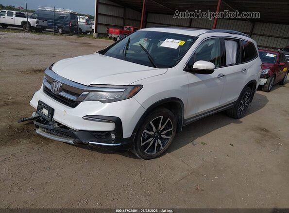 5FNYF6H98LB020350 2020 HONDA PILOT White Առջևի ձախ երեք քառորդ տեսարան
