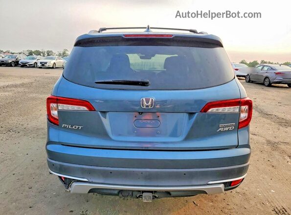 5FNYF6H98LB041845 2020 HONDA PILOT Blue Հետևի տեսք