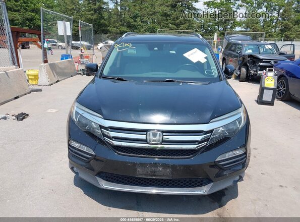 5FNYF6H99HB011504 2017 HONDA PILOT Black Vista del cuadro de instrumentos