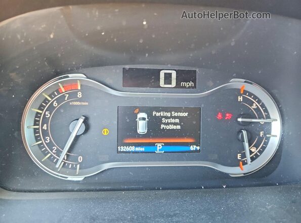5FNYF6H99JB036201 2018 HONDA PILOT White Вид щитка приладів