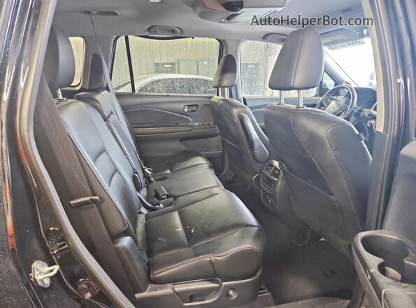 5FNYF6H99KB086615 2019 HONDA PILOT Black Հետևի նստատեղերի տեսք