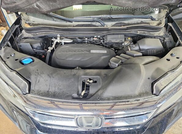 5FNYF6H99KB086615 2019 HONDA PILOT Black Սալոնի հետևի տեսք