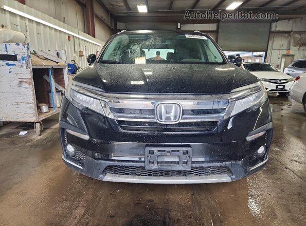 5FNYF6H99KB086615 2019 HONDA PILOT Black Դիմացի տեսք