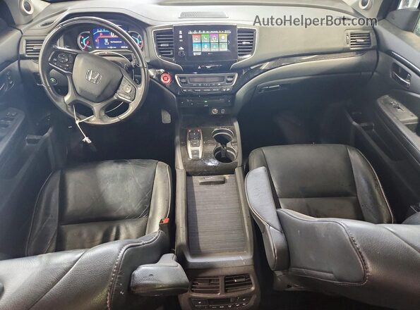 5FNYF6H99KB086615 2019 HONDA PILOT Black Առջևի վահանակի տեսք
