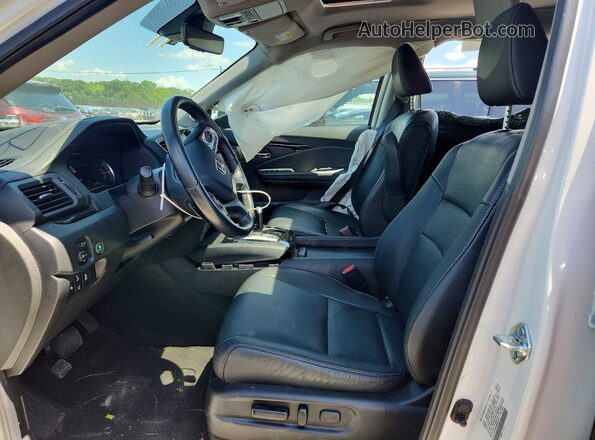 5FNYF6H99MB051916 2021 HONDA PILOT White Widok wnętrza z przodu