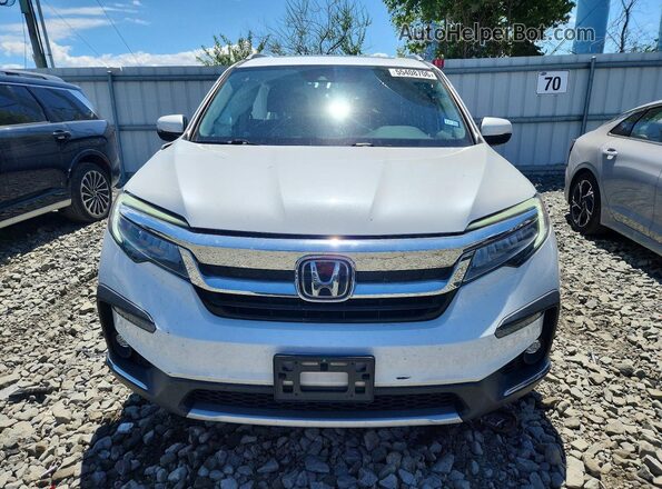 5FNYF6H99MB051916 2021 HONDA PILOT White Widok z przodu
