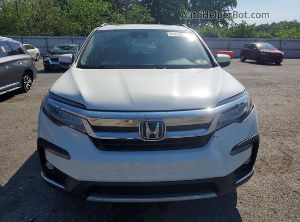 5FNYF6H99MB076444 2021 HONDA PILOT White Front view