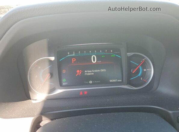 5FNYF6H99MB076444 2021 HONDA PILOT White Instrument cluster view