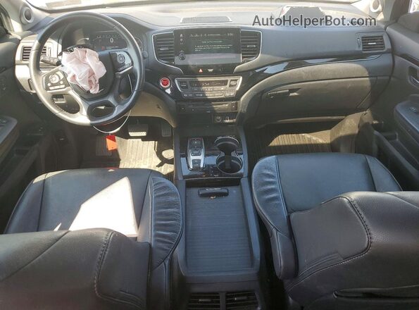 5FNYF6H99MB076444 2021 HONDA PILOT White Dashboard view