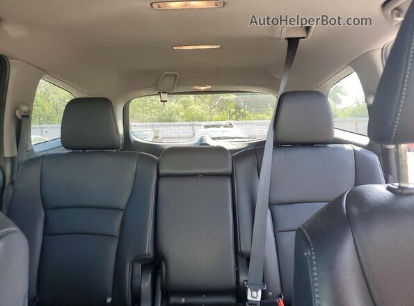 5FNYF6H99MB076444 2021 HONDA PILOT White Rear seats view