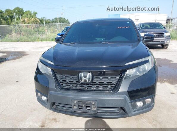 5FNYF7H20KB006580 2019 HONDA PASSPORT Black Front view